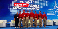 Юнармейцы на марше - Андреапольский район